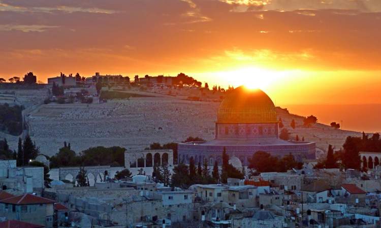Jerusalem Sonnenuntergang